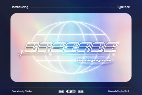 Bascade: The Y2K Display Font for Modern Digital Projects