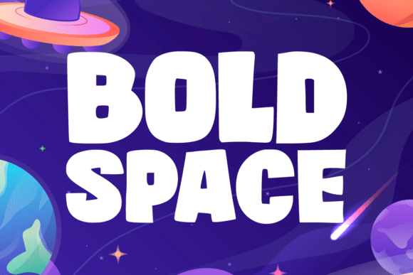 Bold Space: A Super-Chunky, Friendly Font for Fun Projects
