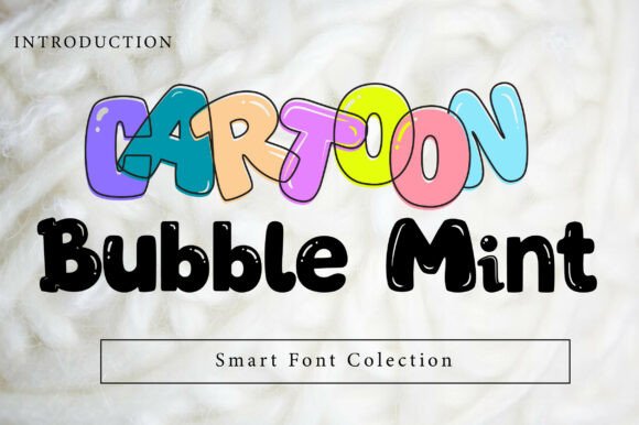 Cartoon Bubble Mint: A Playful Font for Joyful Designs
