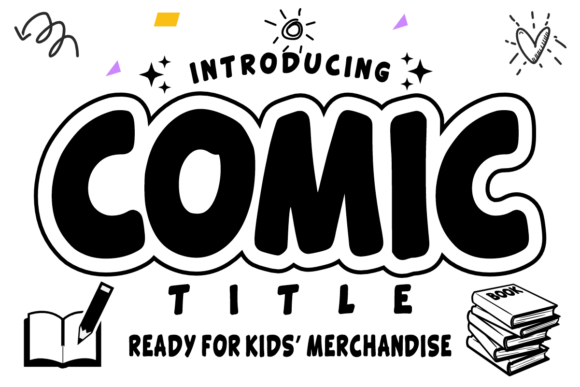 Comic Title: The Bold & Fun Kids Display Font for Impact