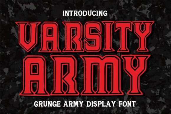 Command Attention with Varsity Army: A Font Built for Impact