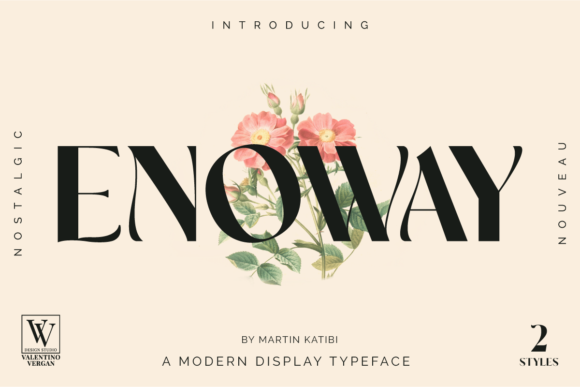 Enoway: The Modern Display Font for Bold Branding