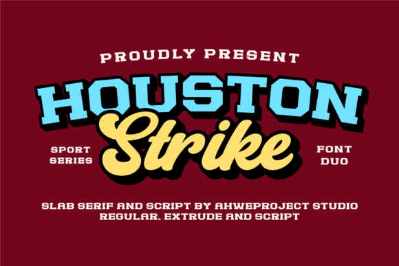 Houston Strike: The Font Duo for Championship Designs