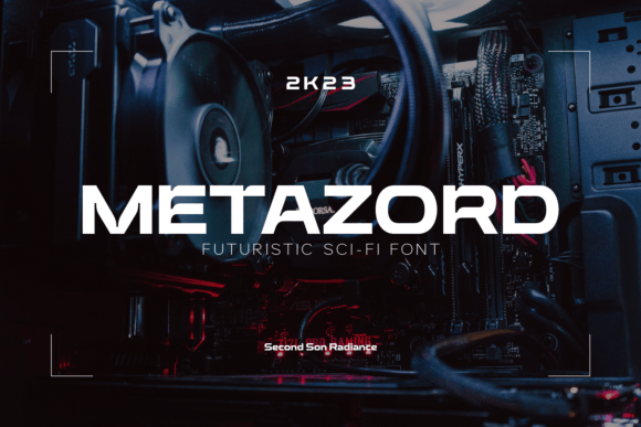Metazord: The Futuristic Display Typeface for Bold Brands