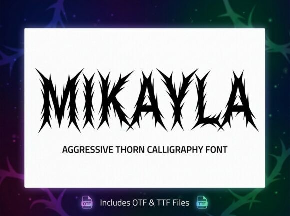 Mikayla: Command Attention with Aggressive Calligraphy