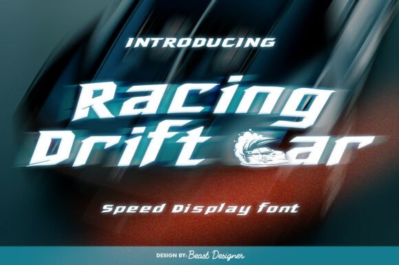 Racing Drift Car Font: Capturing Raw Speed in Your Designs