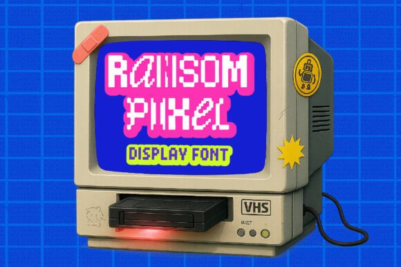 Ransom Pixel: A Display Typeface for Bold Visual Branding