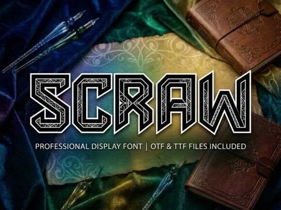 Scraw: The Dark Fantasy Display Font for Epic Branding