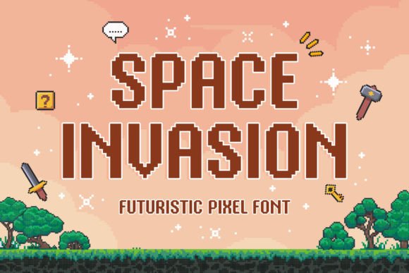 Space Invasion: Merging Retro Pixels with Futuristic Design