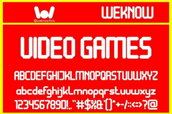 Step Into the Future: The Video Games Typeface