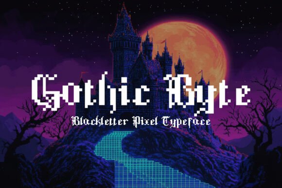 Unleash Digital Royalty: The Gothic Byte Font Experience
