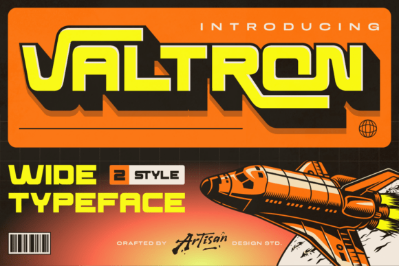 Valtron: A Typeface for Futuristic Branding