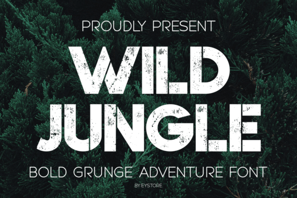 Wild Jungle Font: Unleash Raw, Rugged Power in Your Designs